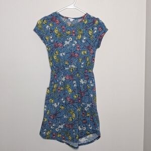 LuLaRoe Disney Bambi Thumper Print Dress 12